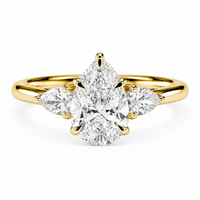 The Cluster — Pear Diamond Ring - Image 4