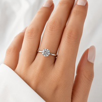 The Four Prong — Diamond Solitaire Ring - Image 2