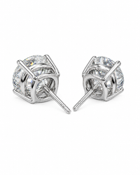 The Brilliance Studs — Round Diamond Earrings III - Image 4