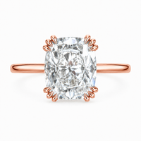 The Claw — Cushion Cut Engagement Ring - Image 2