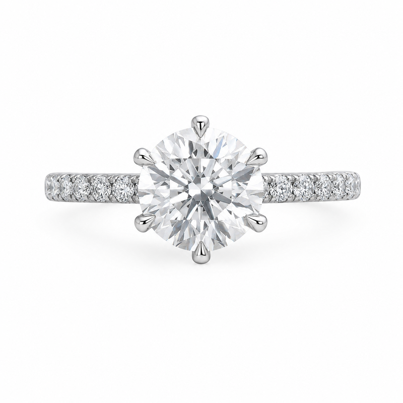 The Accent — Diamond Engagement Ring