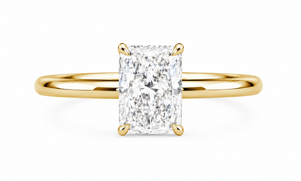 The Radiant Solitaire — Diamond Engagement Ring