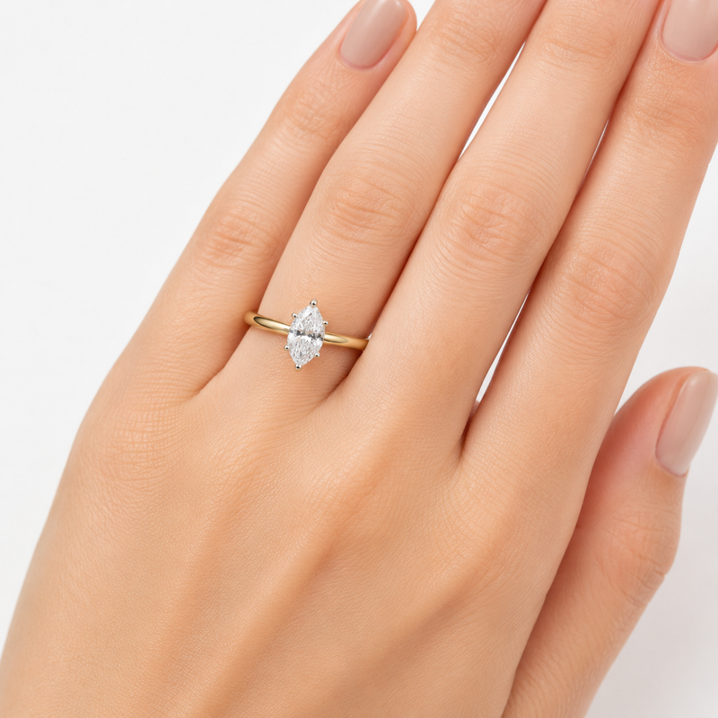 The Marquise — Solitaire Engagement Ring