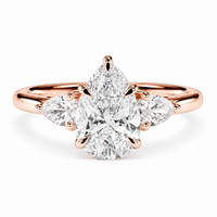 The Cluster — Pear Diamond Ring - Image 1
