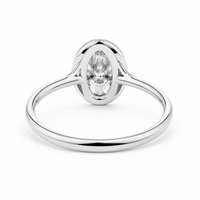 The Oval Bezel — Solitaire Engagement Ring - Image 1