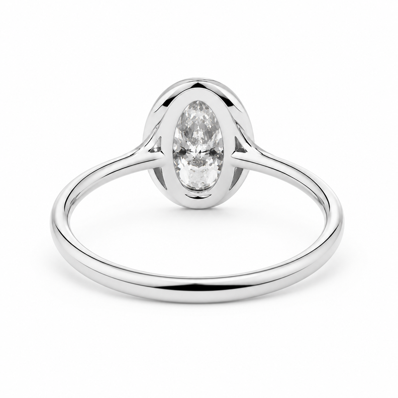 The Oval Bezel — Solitaire Engagement Ring