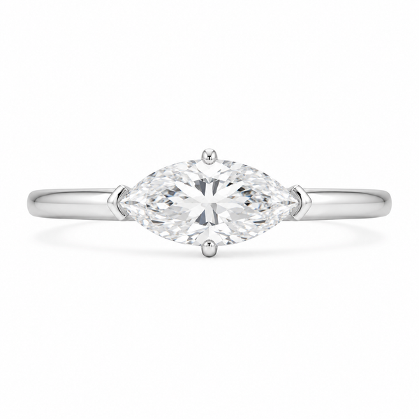 The Marquise Solitaire — Diamond Engagement Ring