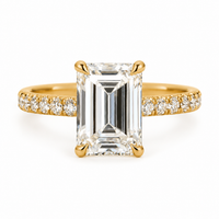 The Emerald Pavé — Diamond Ring - Image 2