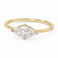The Marquise Solitaire — Diamond Engagement Ring - Image 4