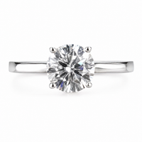 The Four Prong — Diamond Solitaire Ring - Image 1