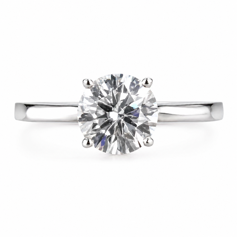 The Four Prong — Diamond Solitaire Ring