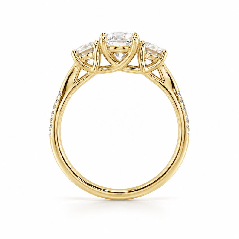The Three Stone — Diamond Engagement Ring