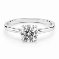 The Four Prong — Diamond Solitaire Ring - Image 4