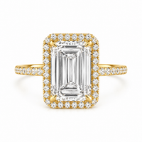 The Emerald Halo — Diamond Engagement Ring - Image 2