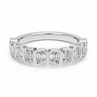 The Oblong — Emerald Cut Diamond Eternity Band - Image 3