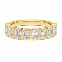 The Oblong — Emerald Cut Diamond Eternity Band - Image 2