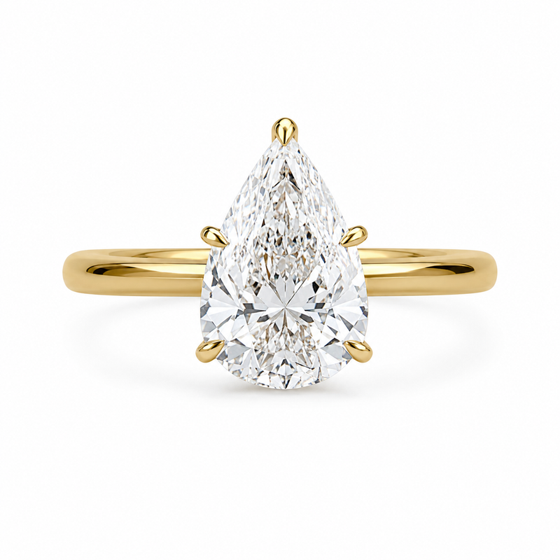 The Marquise Solitaire — Diamond Engagement Ring