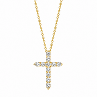 The Cross Pendant — Diamond Necklace - Image 1