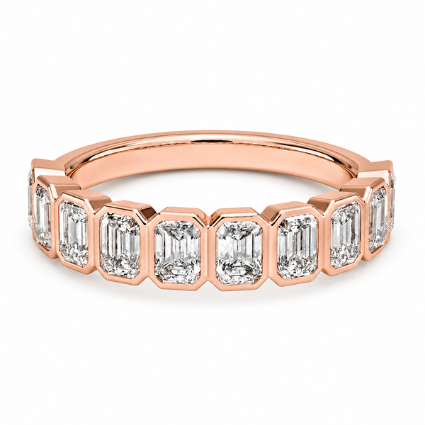The Oblong — Emerald Cut Diamond Eternity Band