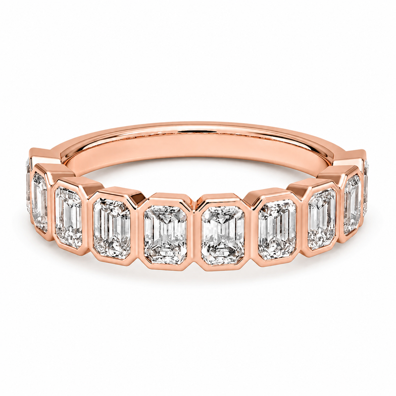 The Oblong — Emerald Cut Diamond Eternity Band