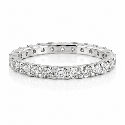 VVS1 Lab Grown Diamond Full Eternity Wedding Band | The Eternal