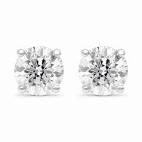 The Lumière Studs — Round Diamond Earrings - Image 1