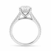 The Pavé Solitaire — Diamond Engagement Ring - Image 4