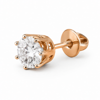 The Soleil Studs — Round Diamond Earrings II - Image 3