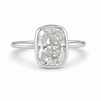 The Elongated Cushion Bezel I — Solitaire Ring - Image 3