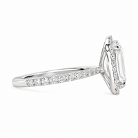 The Emerald Halo — Diamond Engagement Ring - Image 4