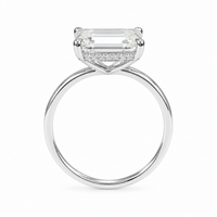 The Emerald Solitaire — Diamond Engagement Ring - Image 1