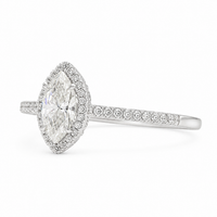 The Marquise Halo — Diamond Engagement Ring - Image 4