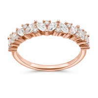 The Alliance — Marquise & Round Diamond Wedding Ring - Image 4