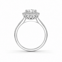 The Floral Halo — Diamond Engagement Ring - Image 4