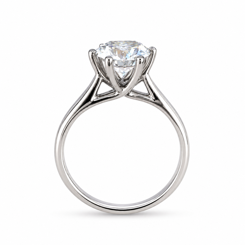 The Cathedral — Diamond Solitaire Ring