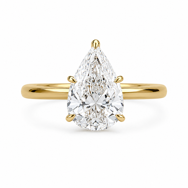 The Pear Solitaire — Diamond Ring