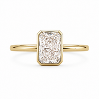 The Radiant Bezel — Diamond Solitaire Ring - Image 1