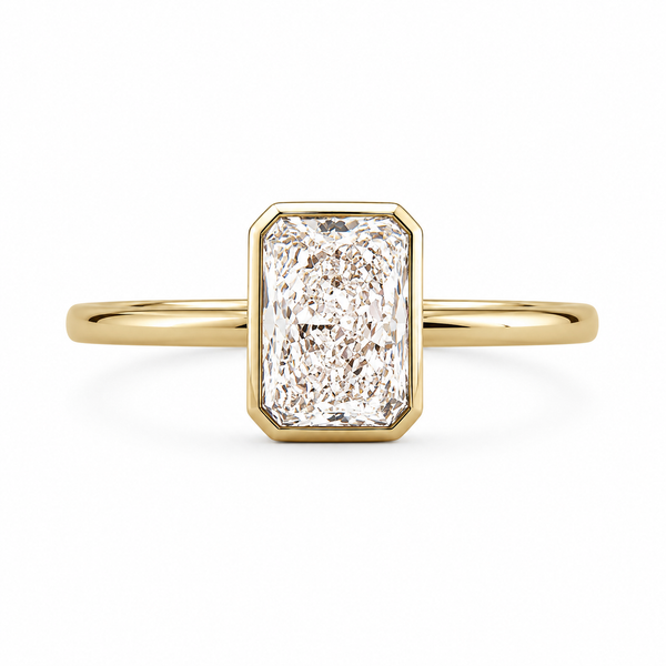 The Radiant Bezel — Diamond Solitaire Ring