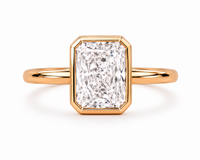 The Radiant Bezel — Diamond Solitaire Ring - Image 2