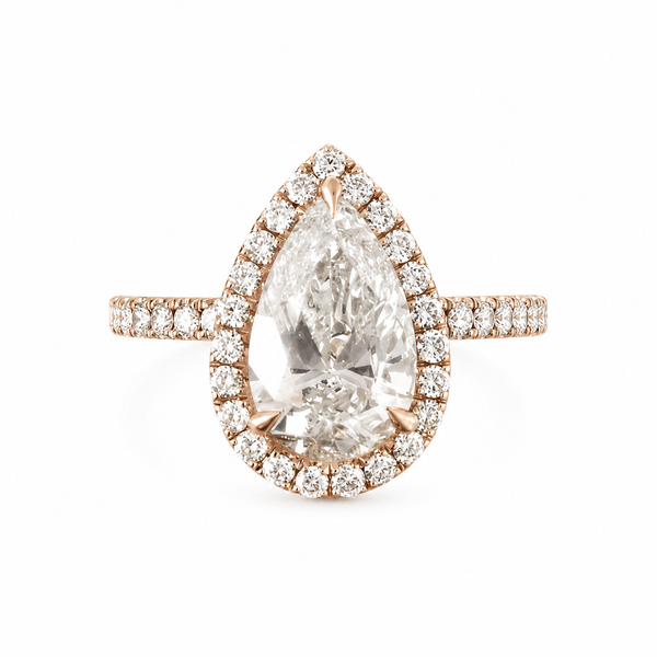 The Pear Halo — Diamond Engagement Ring