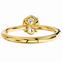 The Lumière — Oval Bezel Solitaire Ring - Image 2