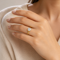 The Celeste — Round Bezel Solitaire Ring - Image 4