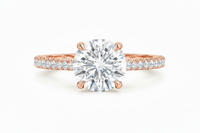 The Pavé Solitaire — Diamond Engagement Ring - Image 3