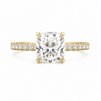 The Cushion Pavé — Diamond Engagement Ring - Image 3