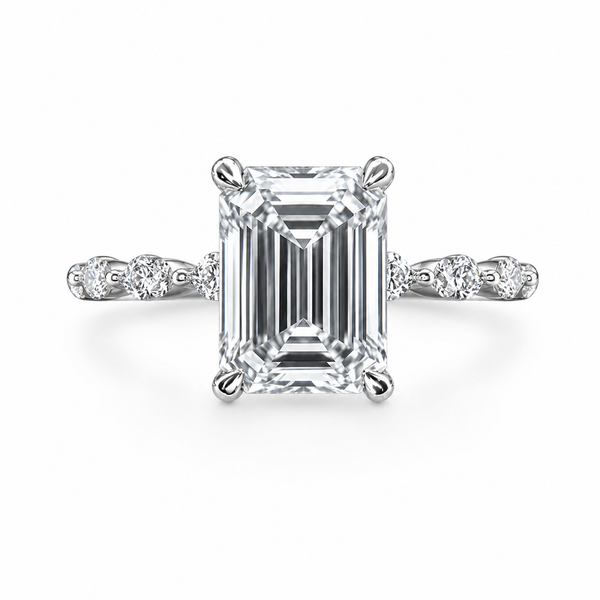 The Radiant Scallop — Diamond Engagement Ring