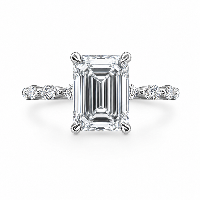 The Radiant Scallop — Diamond Engagement Ring