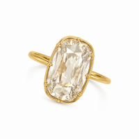 The Heritage — Old Mine Cushion Solitaire Ring - Image 4
