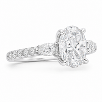 The Oval Pear — Diamond Engagement Ring - Image 3