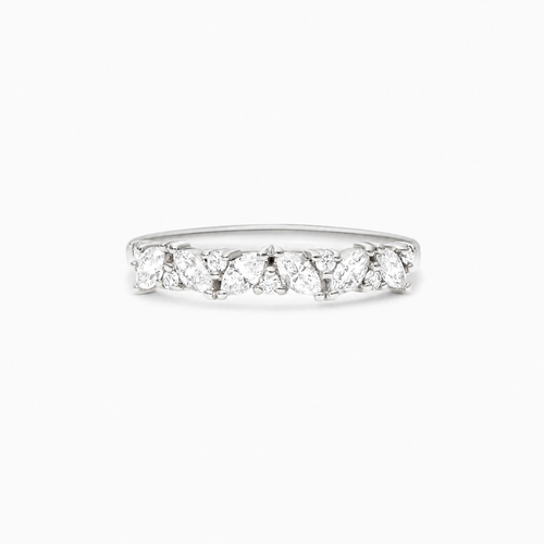 The Alliance — Marquise & Round Diamond Wedding Ring
