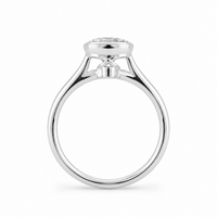 The Oval Bezel — Solitaire Engagement Ring - Image 4